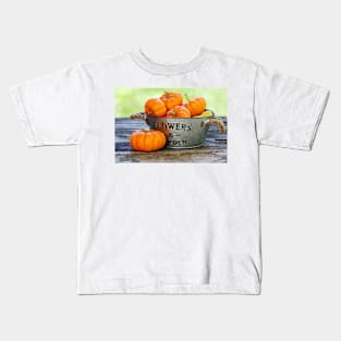 Squashes in a basket Kids T-Shirt